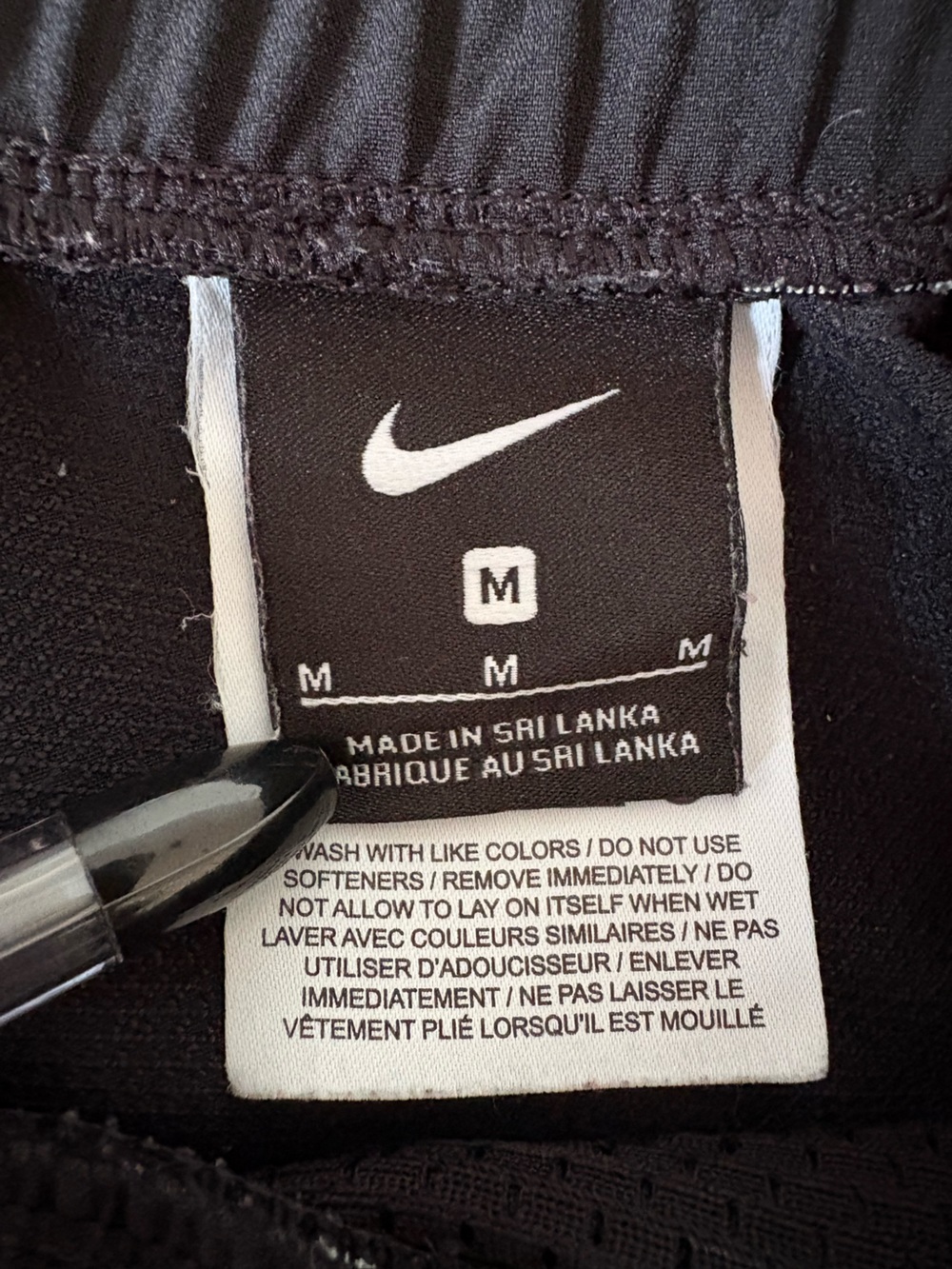 Y2K 90s Nike Pro Training Black Tear-Away Side Snap Athletic Warm-Up Pants - Picture 4 of 7